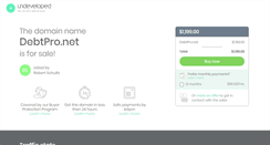 Desktop Screenshot of debtpro.net